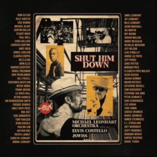LEONHART, MICHAEL ORCHESTRA (FEAT. ELVIS COSTELLO & JSWISS) | SHUT HIM DOWN | 7IN VINYL