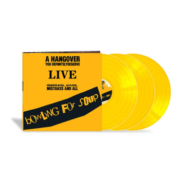 HANGOVER YOU DEFINITELY DESERVE (LIVE) (OPAQUE YELLOW VINYL/3LP) | VINYL RECORD (LP)