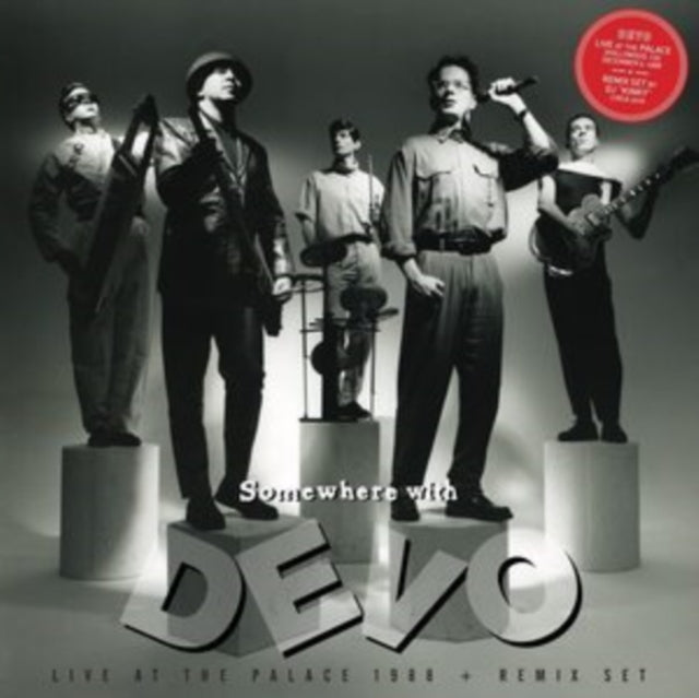 DEVO | SOMEWHERE WITH DEVO (RED VINYL) | VINYL RECORD (LP)
