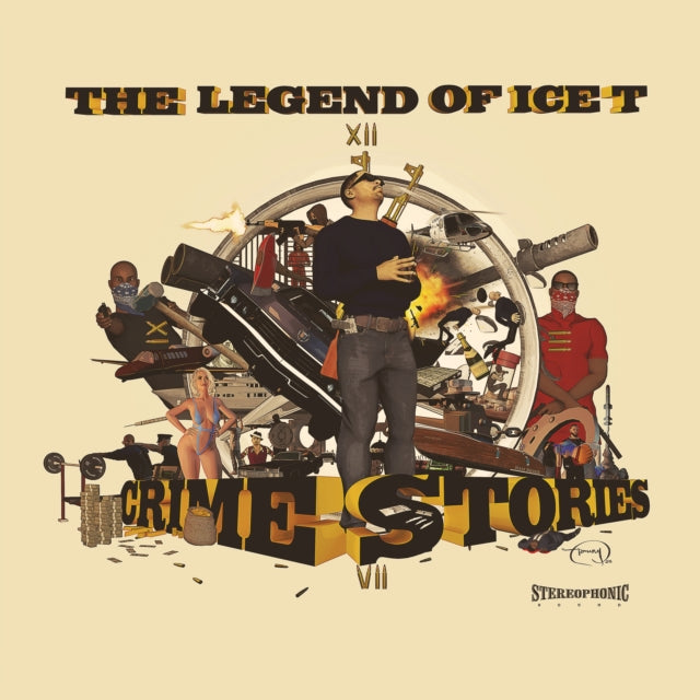 ICE T | LEGEND OF ICE T: CRIME STORIES (3LP/CLEAR W/ RED SPLATTER VINYL) | VINYL RECORD (LP)