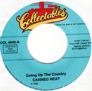 CANNED HEAT | GOING UP THE COUNTRY/ON THE ROAD AGAIN | 7IN VINYL