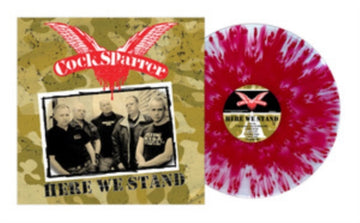 COCK SPARRER | HERE WE STAND (BLACK/WHITE/GREY MELT VINYL) | VINYL RECORD (LP)