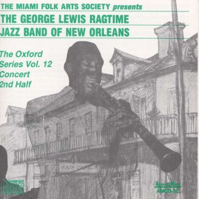 LEWIS, GEORGE RAGTIME JAZZ BAND OF NEW ORLEANS | OXFORD SERIES VOL.12 | CD