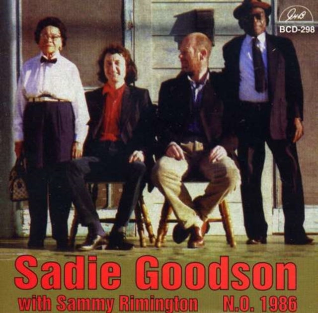 GOODSON, SADIE | SADIE GOODSON WITH THE SAMMY RIMINGTON JAZZMEN | CD