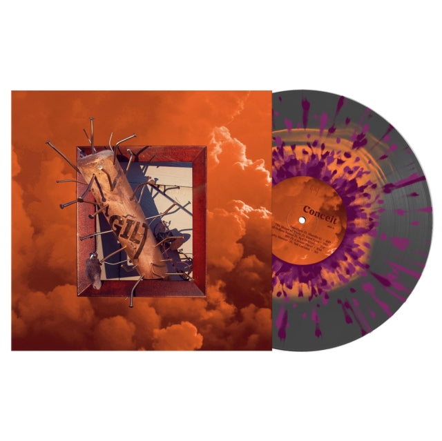 GILT | CONCEIT/IN WINDOWS, THROUGH MIRRORS (TANGERINE IN BLACK ICE WITH ORCHID SPLATTER VINYL) | VINYL RECORD (LP)