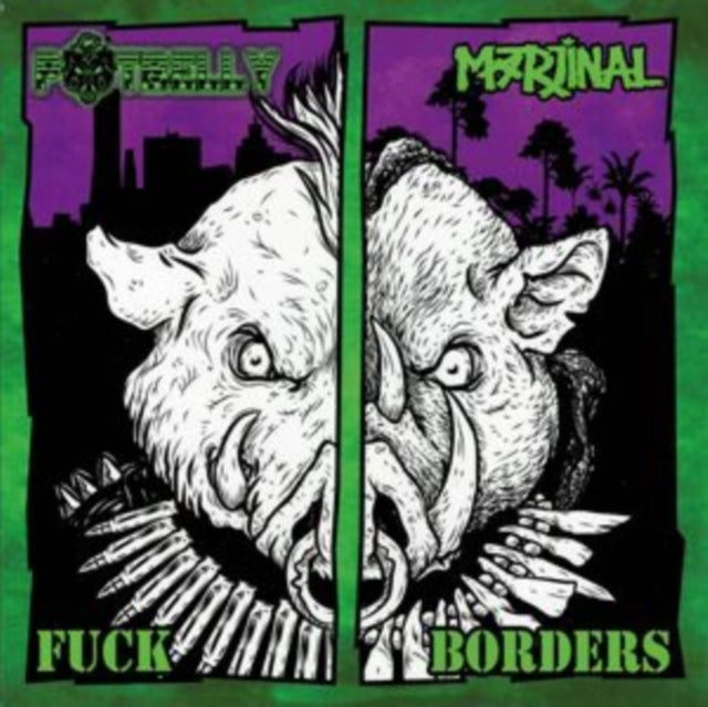 POTBELLY; MARJINAL | FUCK BORDERS | VINYL RECORD (LP)