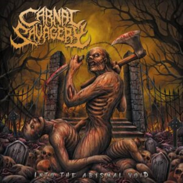 CARNAL SAVAGERY | INTO THE ABYSMAL VOID (YELLOW VINYL) | VINYL RECORD (LP)