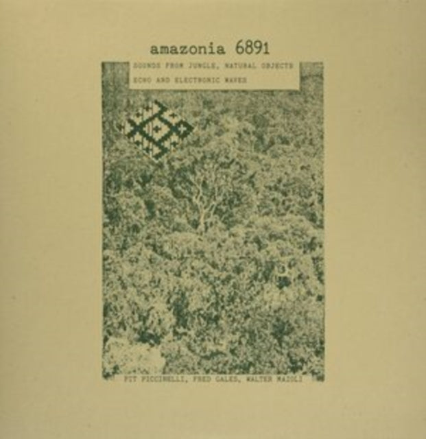 PICCINELLI, PIT / GALES, FRED / MAIOLI, WALTER | AMAZONIA 6891: SOUNDS FROM JUNGLE NATURAL OBJECTS ECHO & ELECTRONIC WAVES | VINYL RECORD (LP)