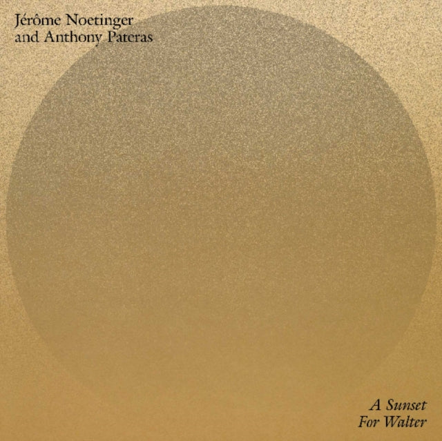 NOETINGER, JEROME & ANTHONY PATERAS | SUNSET FOR WALTER | VINYL RECORD (LP)