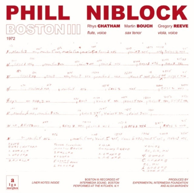 NIBLOCK, PHILL | BOSTON/TENOR/INDEX | VINYL RECORD (LP)