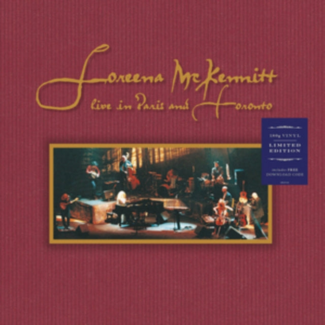 MCKENNITT, LOREENA | LIVE IN PARIS & TORONTO (3LP/180G/GATEFOLD) | VINYL RECORD (LP)