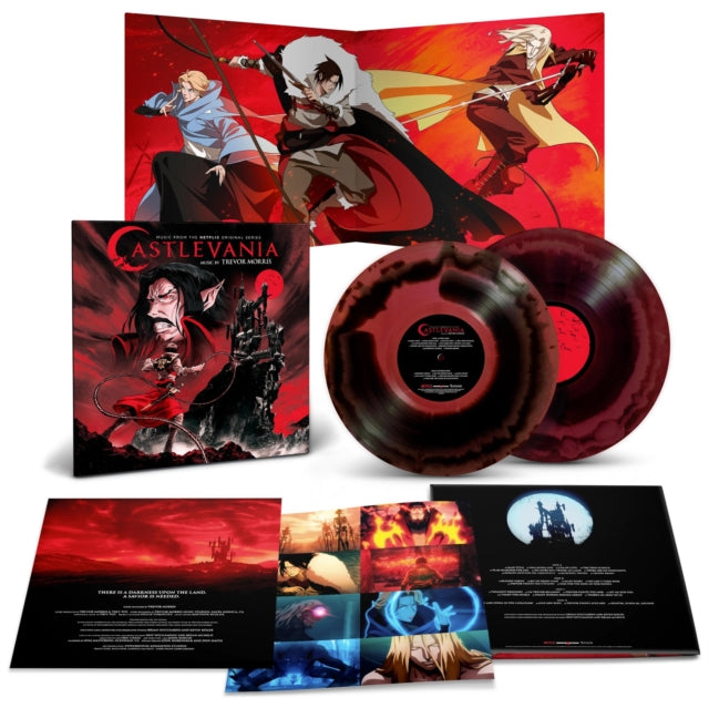 CASTLEVANIA O.S.T. | CASTLEVANIA O.S.T. (RED & BLACK SMOKE VINYL) | VINYL RECORD (LP)