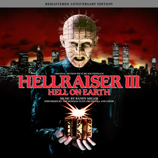MILLER, RANDY | HELLRAISER III â€“ HELL ON EARTH OST (2LP/RED W/ BLACK SMOKE VINYL) | VINYL RECORD (LP)