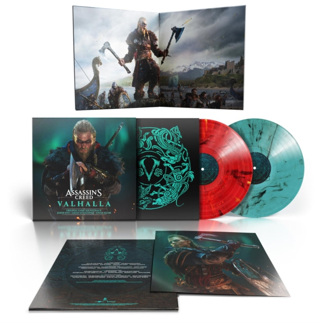 KYD, JESPER | ASSASSIN'S CREED VALHALLA - JESPER KYD, SARAH SCHACHNER & EINAR SELVIK (1-RED/1-GREEN VINYL) | VINYL RECORD (LP)