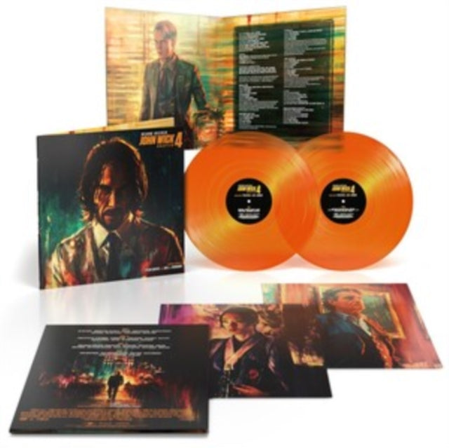 BATES, TYLER | JOHN WICK CHAPTER 4 (TRANSPARENT ORANGE VINYL/2LP) | VINYL RECORD (LP)