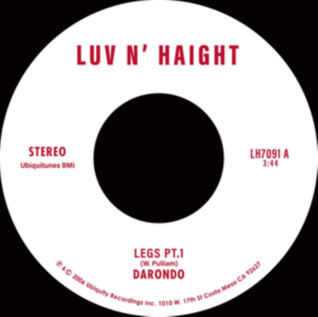 DARONDO | LEGS PT. 1 B/W LET MY PEOPLE GO | 7IN VINYL