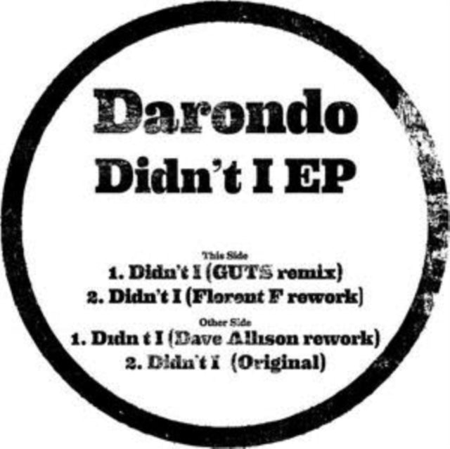 DARONDO | DIDN'T I (EP) | 12IN VINYL