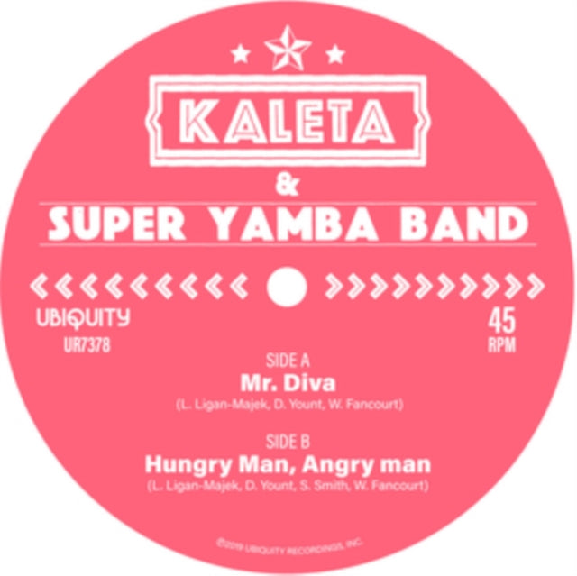 KALETA & SUPER YAMBA BAND | MR. DIVA B/W HUNGRY MAN, ANGRY MAN (GREEN VINYL) | 7IN VINYL