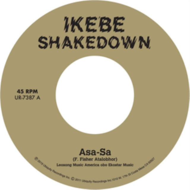 IKEBE SHAKEDOWN | ASA-SA B/W PEPPER | 7IN VINYL