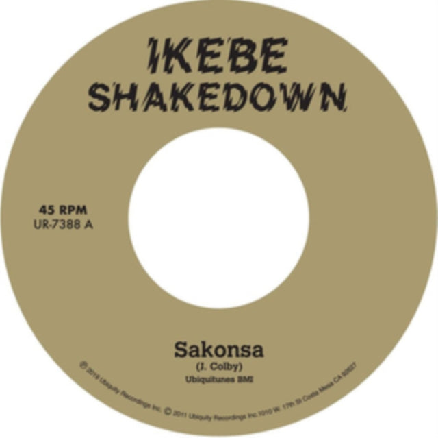 IKEBE SHAKEDOWN | SAKONSA B/W GREEN & BLACK | 7IN VINYL