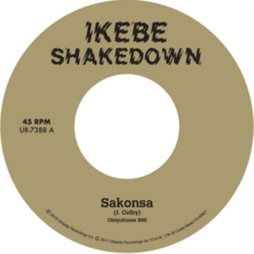 IKEBE SHAKEDOWN | SAKONSA B/W GREEN & BLACK | 7IN VINYL