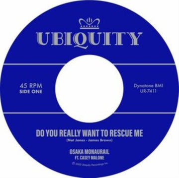 OSAKA MONAURAIL FT. CASEY MALONE | DO YOU REALLY WANT TO RESCUE ME | 7IN VINYL
