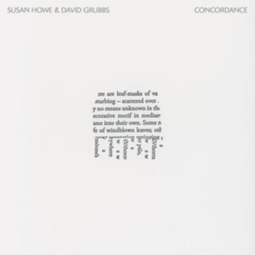 HOWE, SUSAN & DAVID GRUBBS | CONCORDANCE | VINYL RECORD (LP)