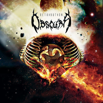 OBSCURA | RETRIBUTION (BONE WHITE, RED & OLIVE GREEN MERGE W/ BONE WHITE, RED & OLIVE GREEN SPLATTER VINYL) | VINYL RECORD (LP)