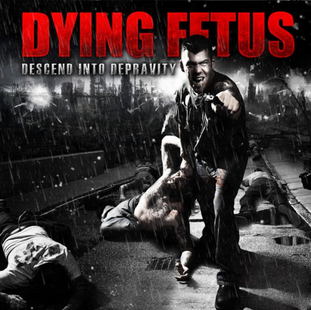 DYING FETUS | DESCEND INTO DEPRAVITY (BLOOD RED CLOUDY EFFECT VINYL) | VINYL RECORD (LP)
