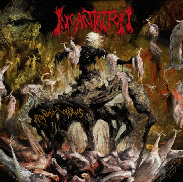 INCANTATION | PROFANE NEXUS (SWAMP GREEN WITH RED, WHITE & BLACK SPLATTER VINYL) | VINYL RECORD (LP)