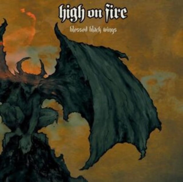 HIGH ON FIRE | BLESSED BLACK WINGS (AQUA BLUE & HALLOWEEN ORANGE GALAXY MERGE VINYL/2LP) | VINYL RECORD (LP)