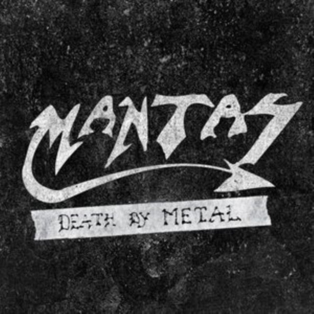 MANTAS | DEATH BY METAL (WHITE WITH BLACK SPLATTER VINYL) | VINYL RECORD (LP)