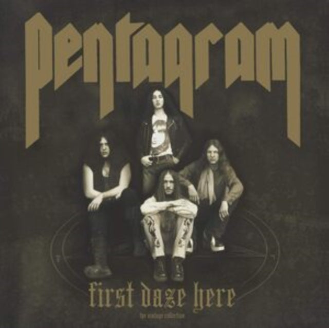 PENTAGRAM | FIRST DAZE HERE (SWAMP GREEN & TRANSLUCENT GOLD HALF & HALF WITH BONE WHITE & GOLD SPLATTER VINYL) | VINYL RECORD (LP)