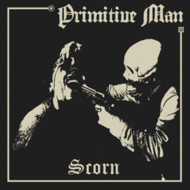PRIMITIVE MAN | SCORN (BLACK ICE WITH HEAVY BONE WHITE SPLATTER VINYL) | VINYL RECORD (LP)