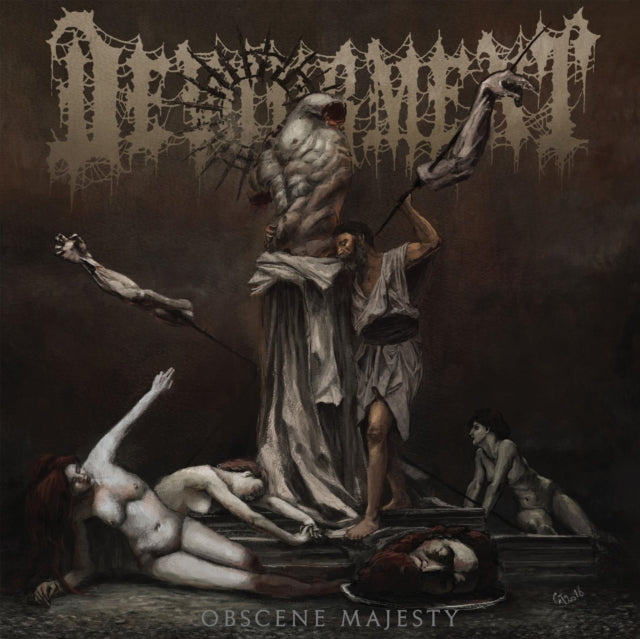 DEVOURMENT | OBSCENE MAJESTY (GOLD, BROWN & WHITE MERGE WITH RED, OXBLOOD & WHITE SPLATTER VINYL) | VINYL RECORD (LP)