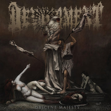 DEVOURMENT | OBSCENE MAJESTY (GOLD, BROWN & WHITE MERGE WITH RED, OXBLOOD & WHITE SPLATTER VINYL) | VINYL RECORD (LP)