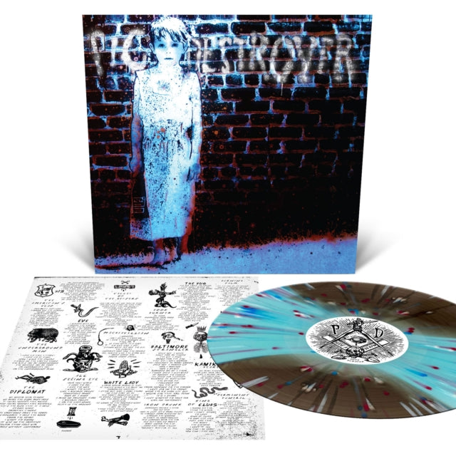 PIG DESTROYER | BOOK BURNER (BLACK ICE, ELECTRIC BLUE & BLACK ICE STRIPED W/ WHITE, CYAN BLUE & RED SPLATTER VINYL) | VINYL RECORD (LP)