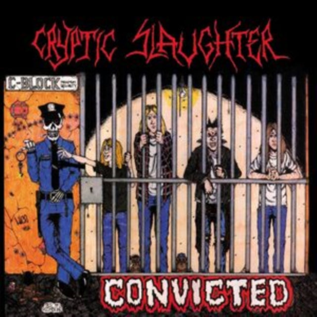 CRYPTIC SLAUGHTER | CONVICTED (BLACK ICE W/ RED, WHITE & CYAN BLUE SPLATTER) | VINYL RECORD (LP)
