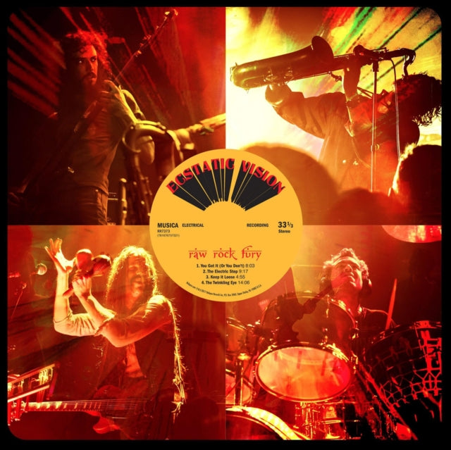 ECSTATIC VISION | RAW ROCK FURY | VINYL RECORD (LP)