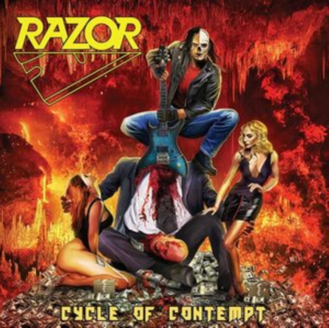 RAZOR | CYCLE OF CONTEMPT (NEON YELLOW VINYL) | VINYL RECORD (LP)