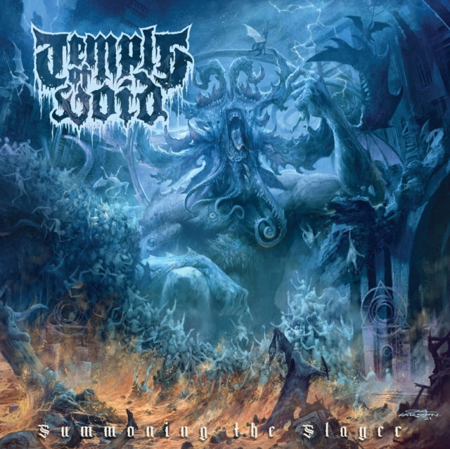 TEMPLE OF VOID | SUMMONING THE SLAYER (ORANGE VINYL) | VINYL RECORD (LP)