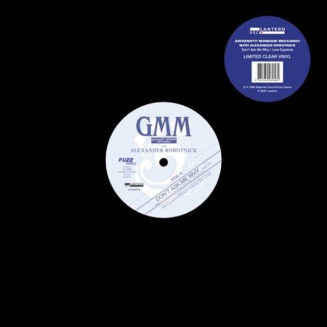 GMM WITH ROBOTNICK | DON'T ASK ME WHY/LOVE SUPREME | 12IN VINYL