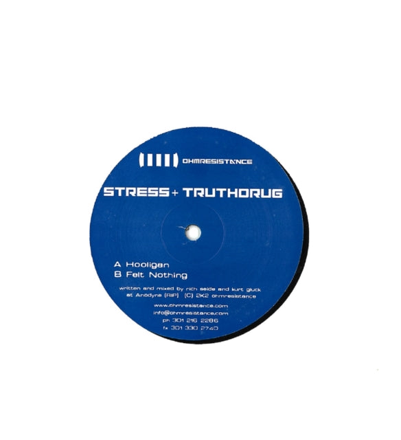 DJ STRESS & SUBMERGED | HOOLIGAN / FELT NOTHING | 12IN VINYL