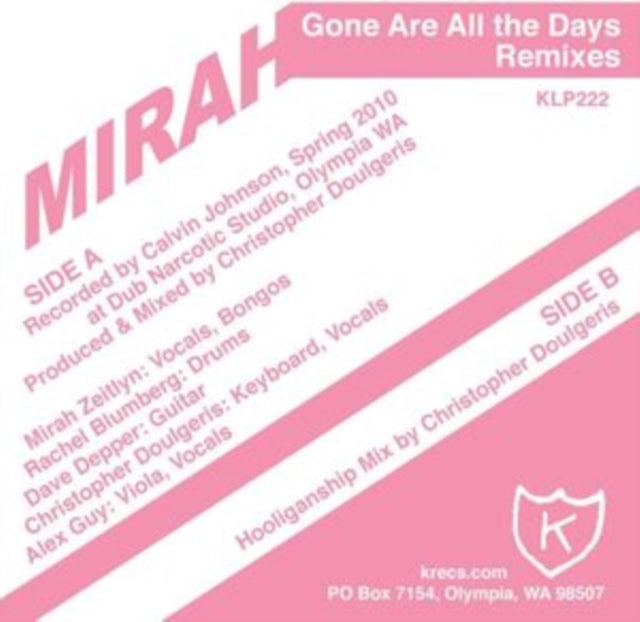MIRAH | GONE ARE ALL THE DAYS | 12IN VINYL