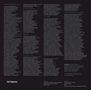 FRIEDBERGER, MATTHEW | OLD REGIMES | VINYL RECORD (LP)