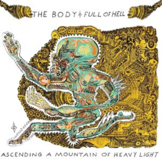 BODY & FULL OF HELL | ASCENDING A MOUNTAIN OF HEAVY LIGHT (CLEAR WITH HI-MELT & GREEN VINYL) | VINYL RECORD (LP)