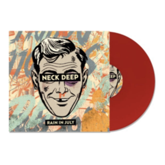 NECK DEEP | RAIN IN JULY: 10TH ANNIVERSARY (ORANGE VINYL) | VINYL RECORD (LP)