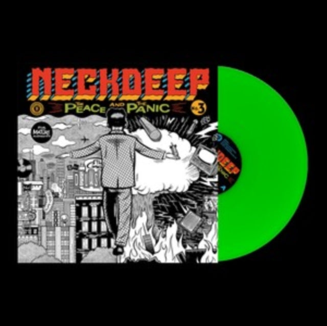 NECK DEEP | PEACE & THE PANIC (NEON GREEN COLOURED VINYL) (IMPORT) | VINYL RECORD (LP)