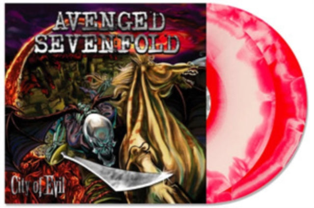 AVENGED SEVENFOLD | CITY OF EVIL (RED & WHITE VINYL/2LP) | VINYL RECORD (LP)
