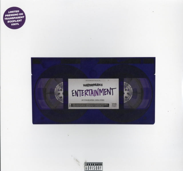 WATERPARKS | ENTERTAINMENT (EGGPLANT COLORED VINYL) | VINYL RECORD (LP)